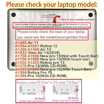 Amazon.co.jp: Kiik 韓国語キーボードカバーFor Mac Book Air